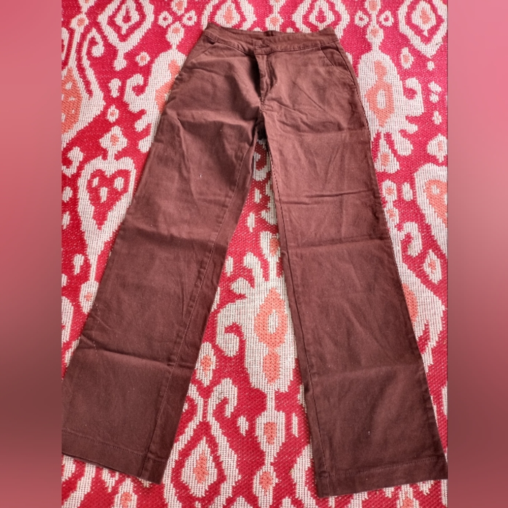 J Galt Chocolate brown Chino style pant